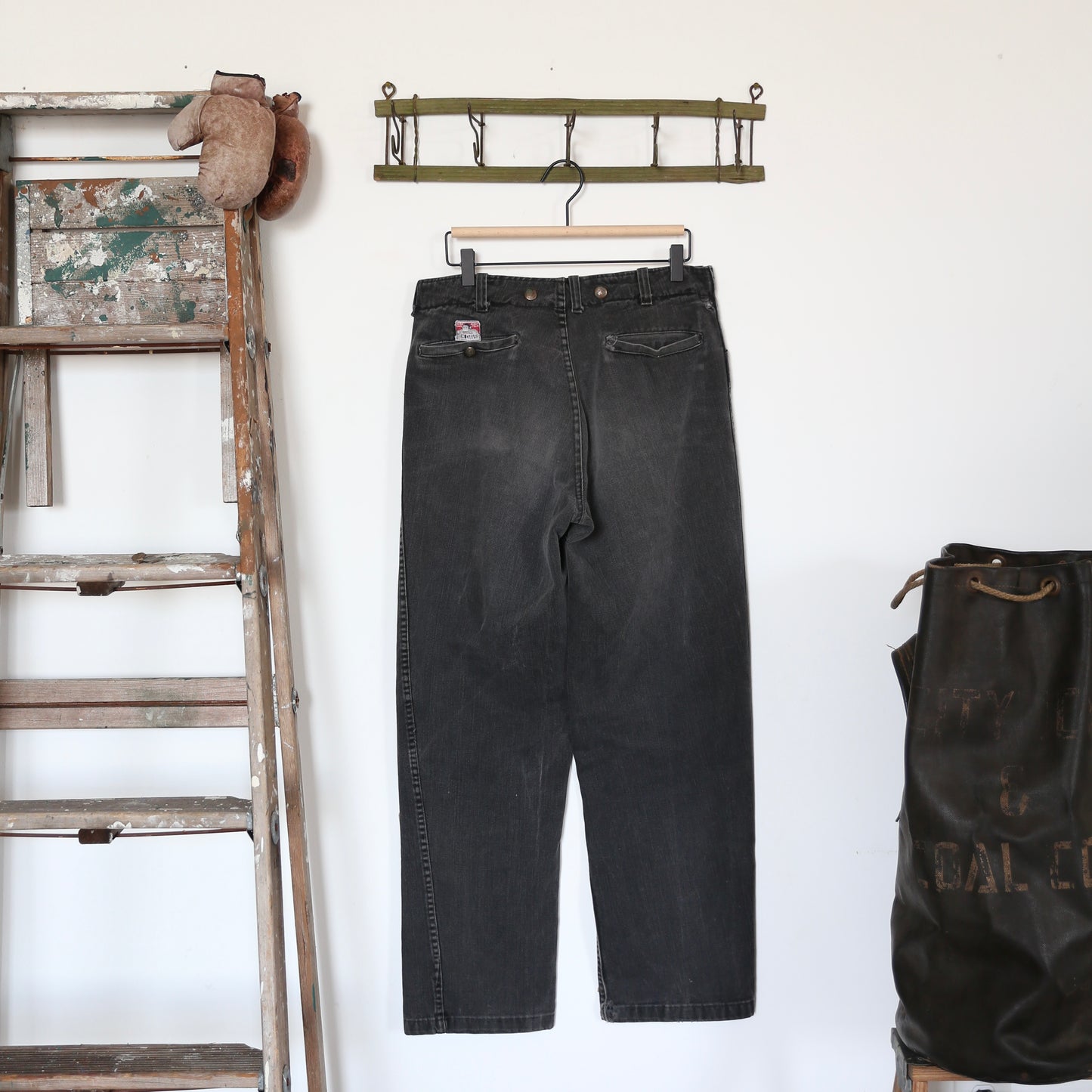 1960'S BEN DAVIS BLACK JEANS