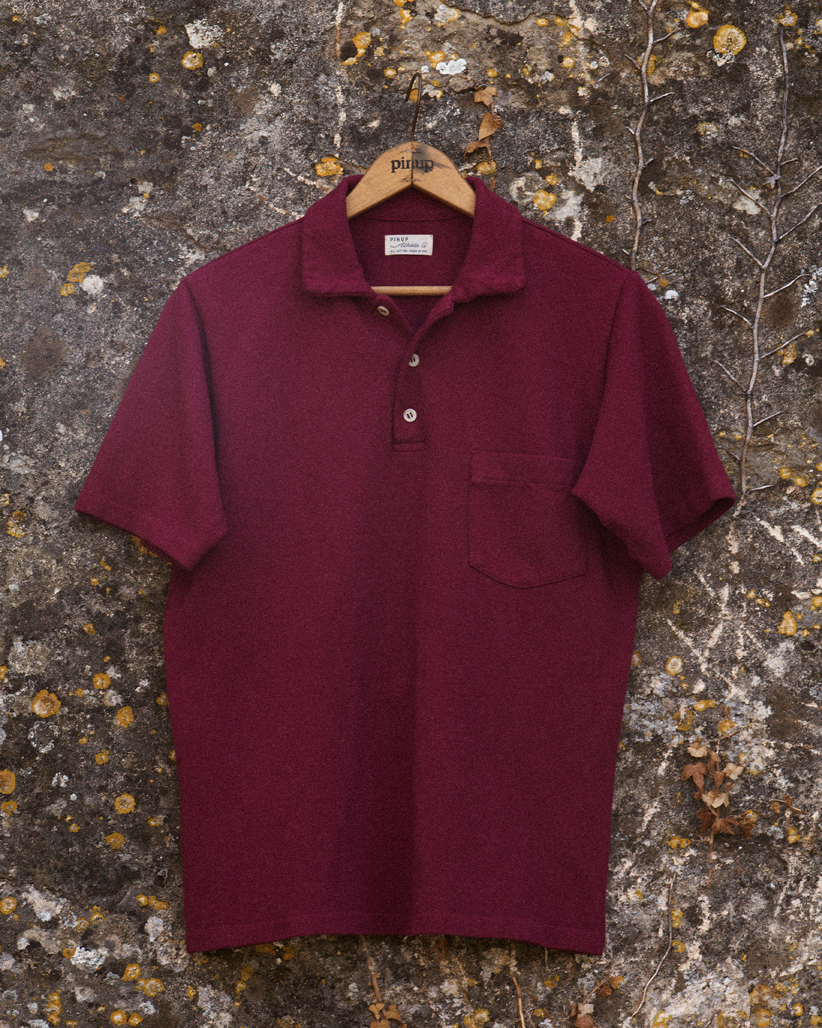 PIQUÉ POLO - MAROON