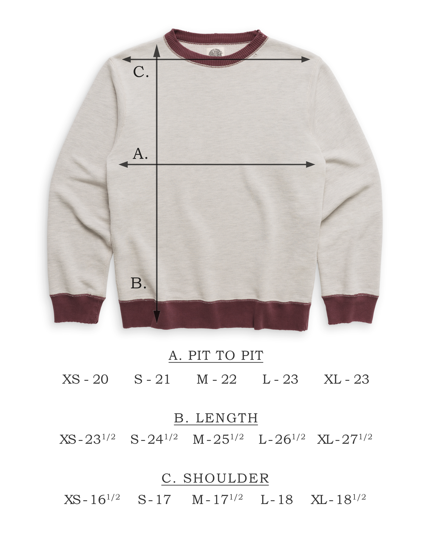 TWO-TONE SWEATSHIRT
