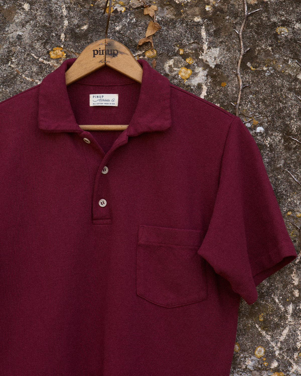 PIQUÉ POLO - MAROON