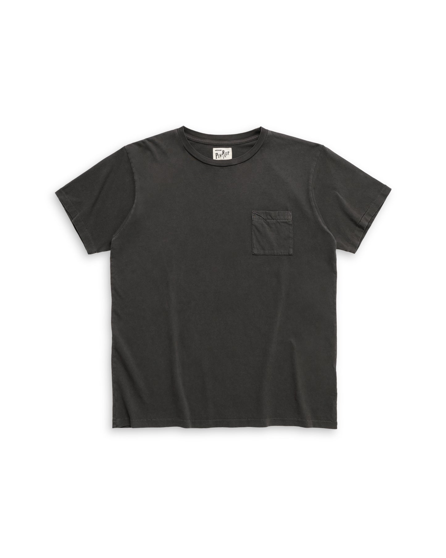 POCKET TEE - WASHED BLACK