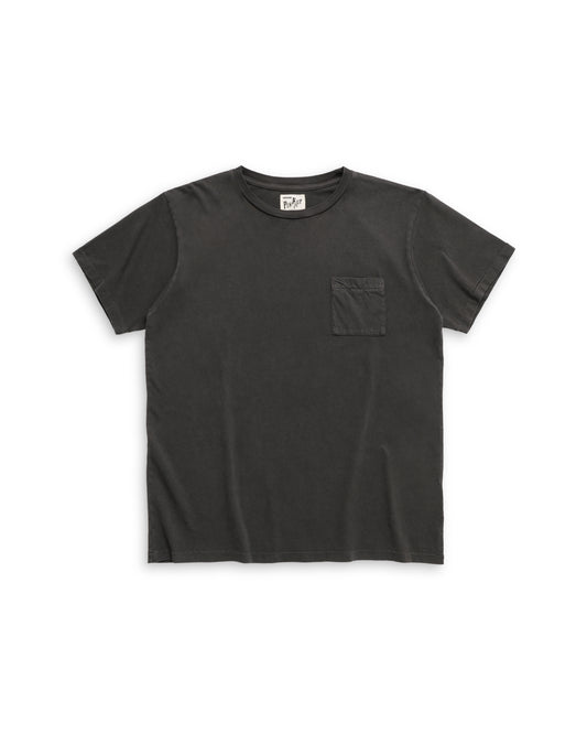 POCKET TEE - WASHED BLACK