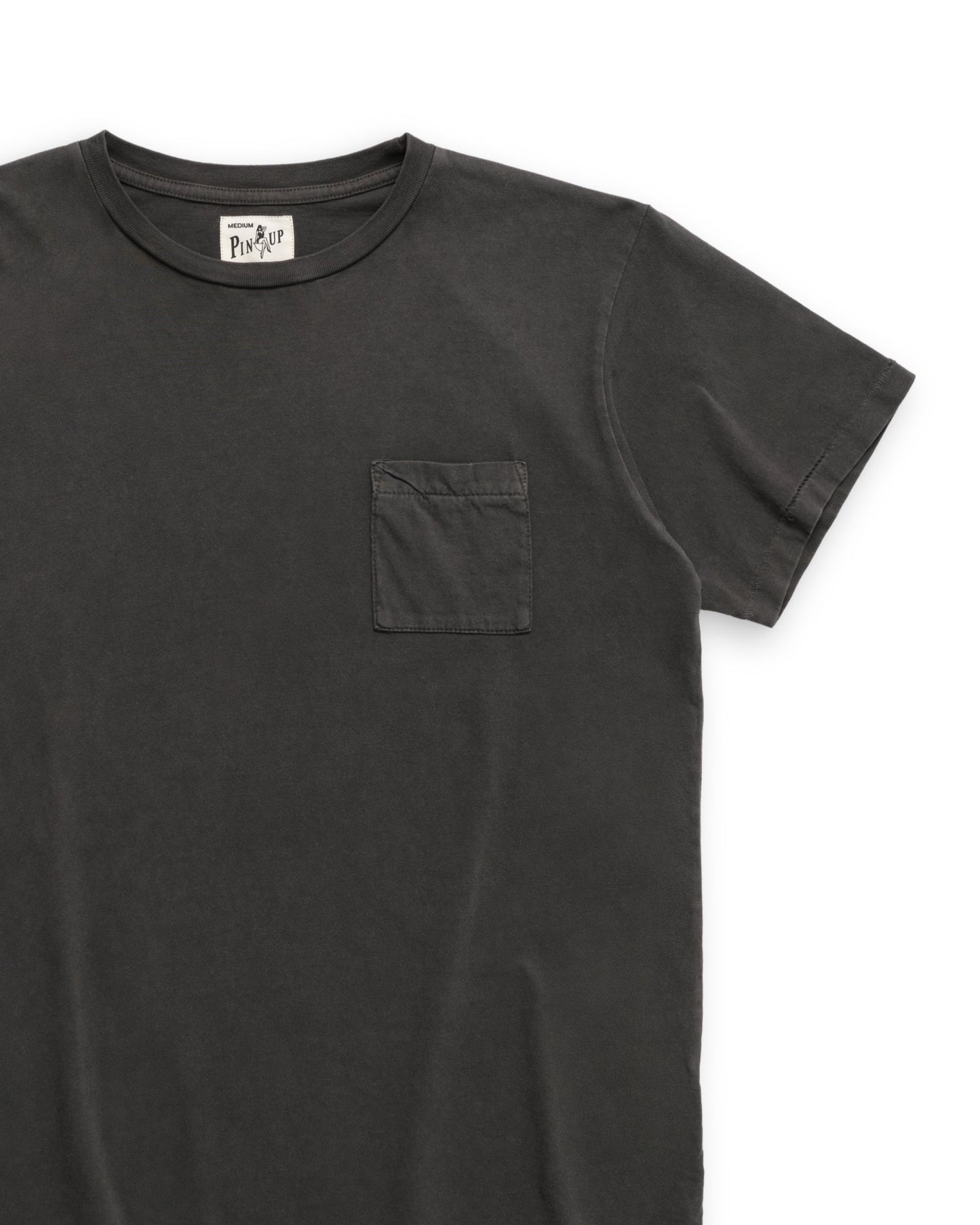 POCKET TEE - WASHED BLACK
