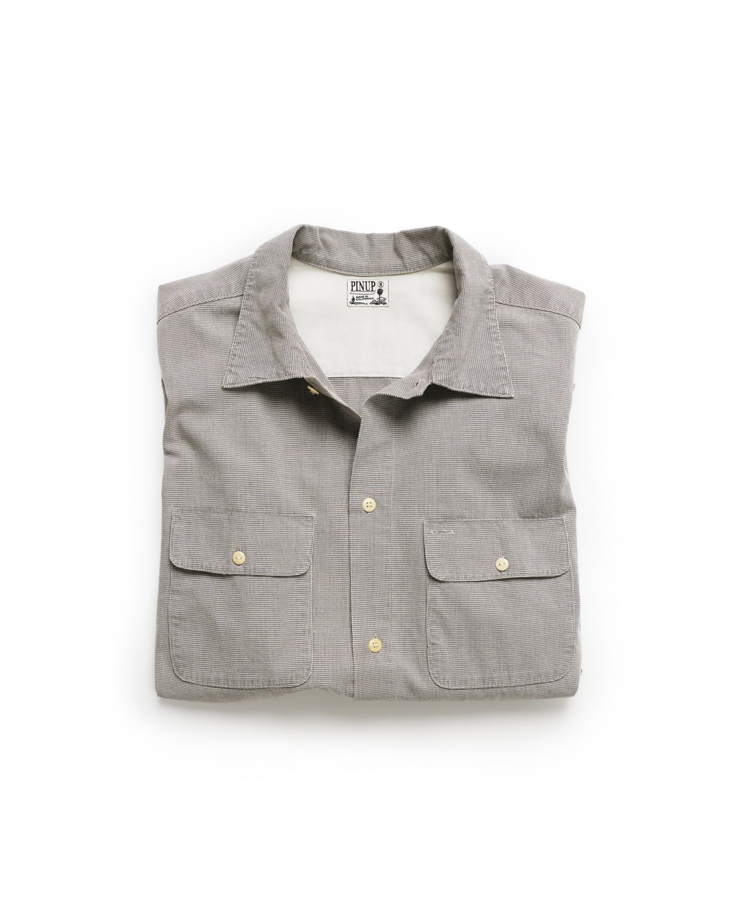 HOUNDSTOOTH BUTTON UP