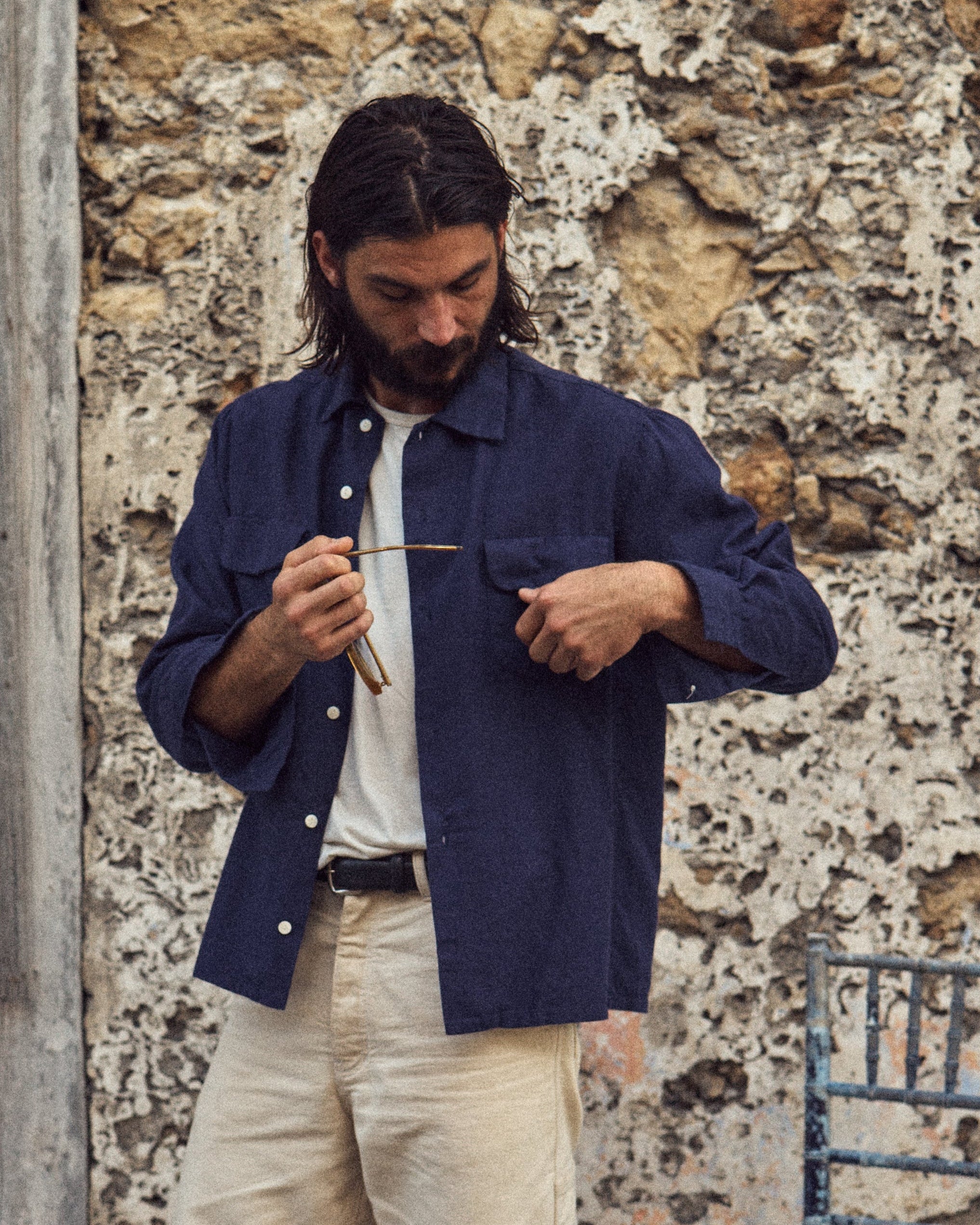 RIVIERA JAPANESE LINEN SHIRT