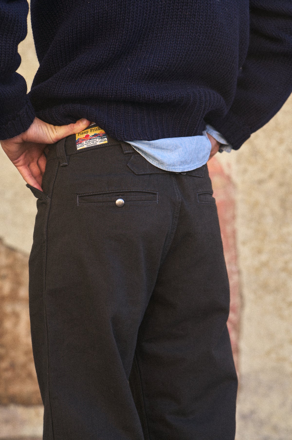 FRISKO JEAN [WASHED BLACK]