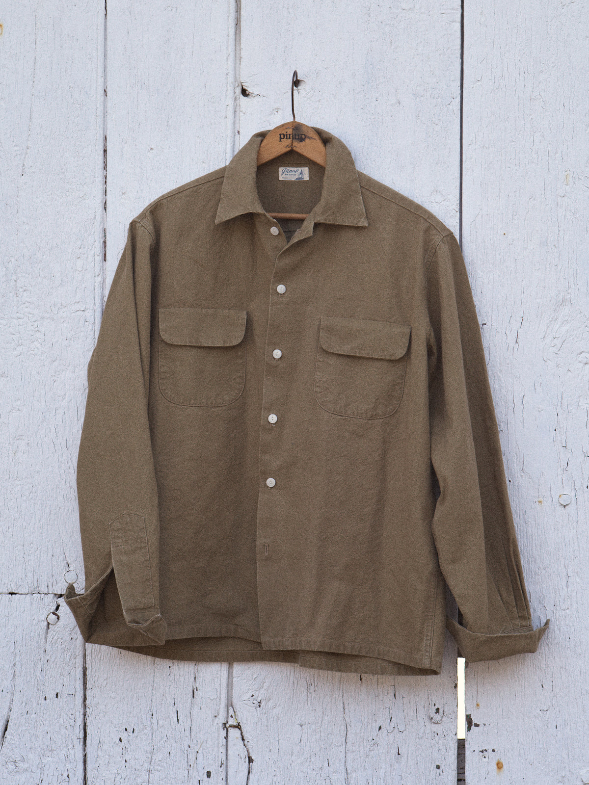 RIVIERA JAPANESE LINEN SHIRT - OLIVE