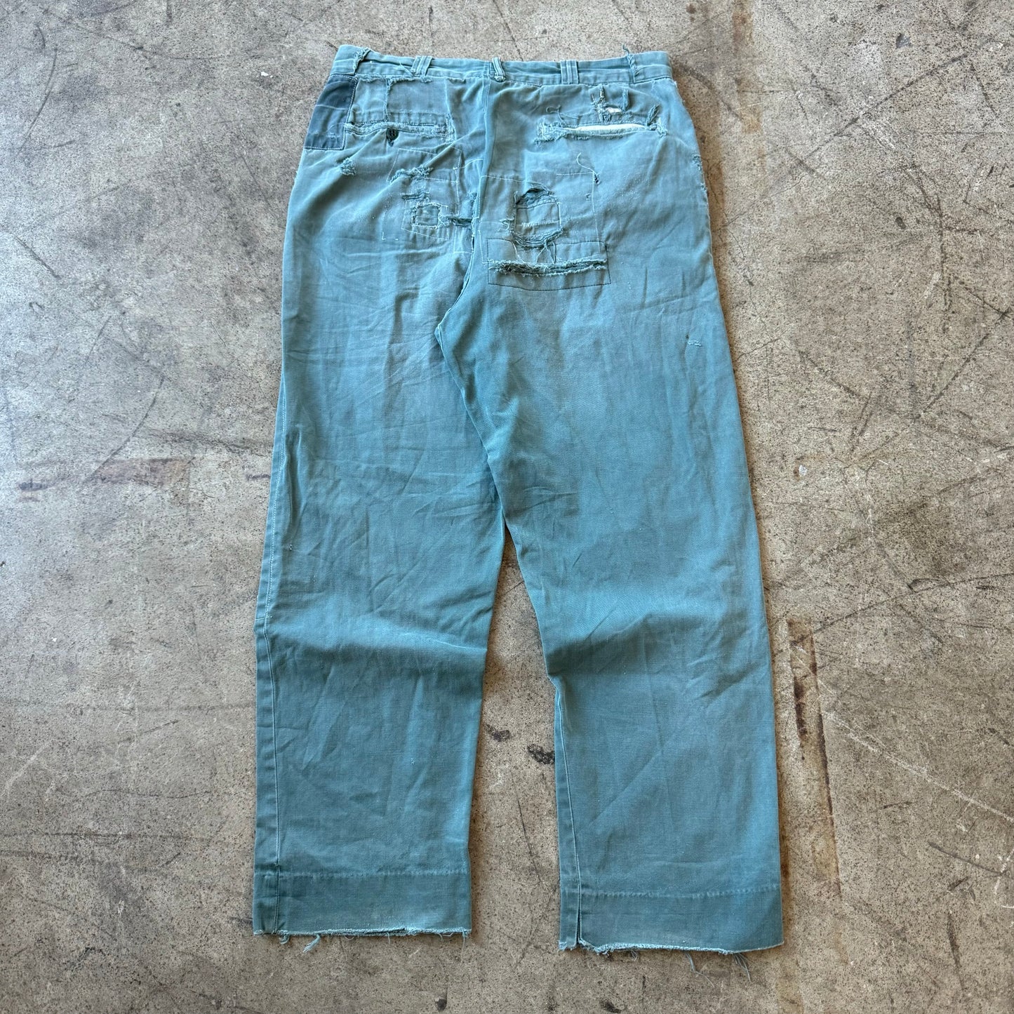 1950S FARM REPAIRED CHINOS