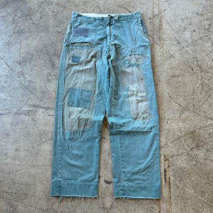 1950S FARM REPAIRED CHINOS