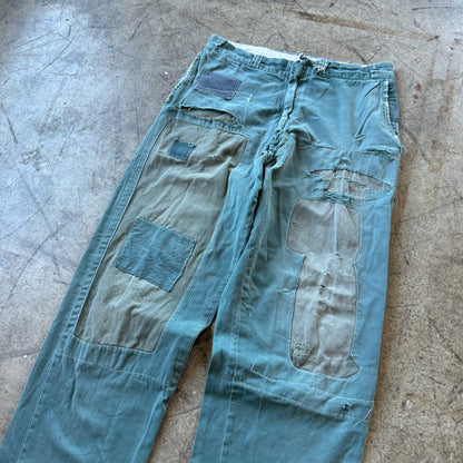 1950S FARM REPAIRED CHINOS