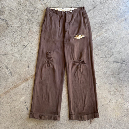 1940'S GABARDINE WORK PANTS (29)