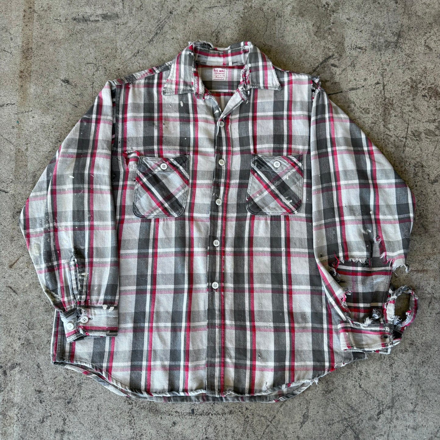 1950'S THRASHED BIG MAC FLANNEL (XL)