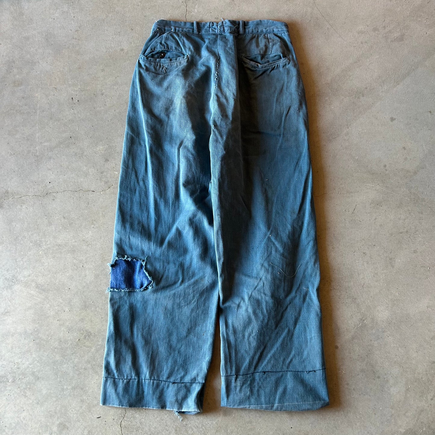 1940s BLUE CHINOS