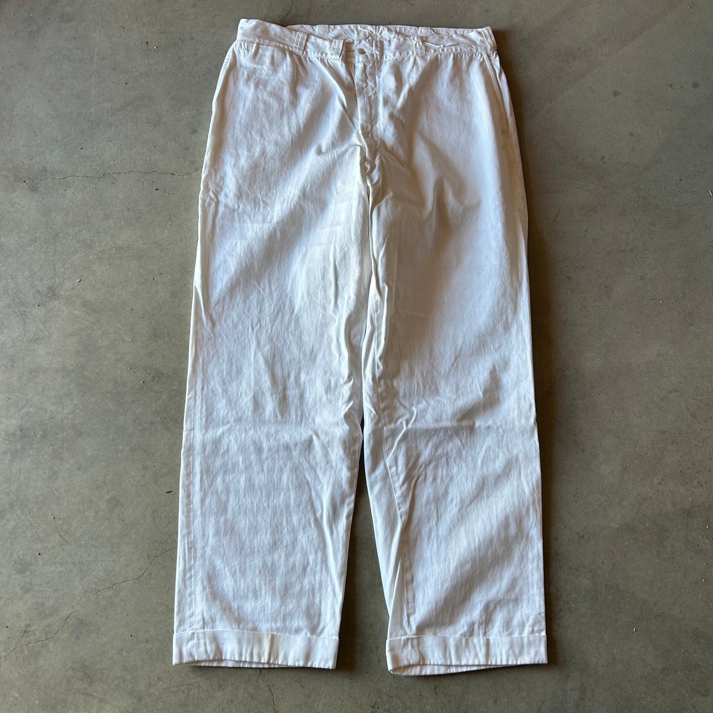 1950s WHITE BIG MAC CHINOS