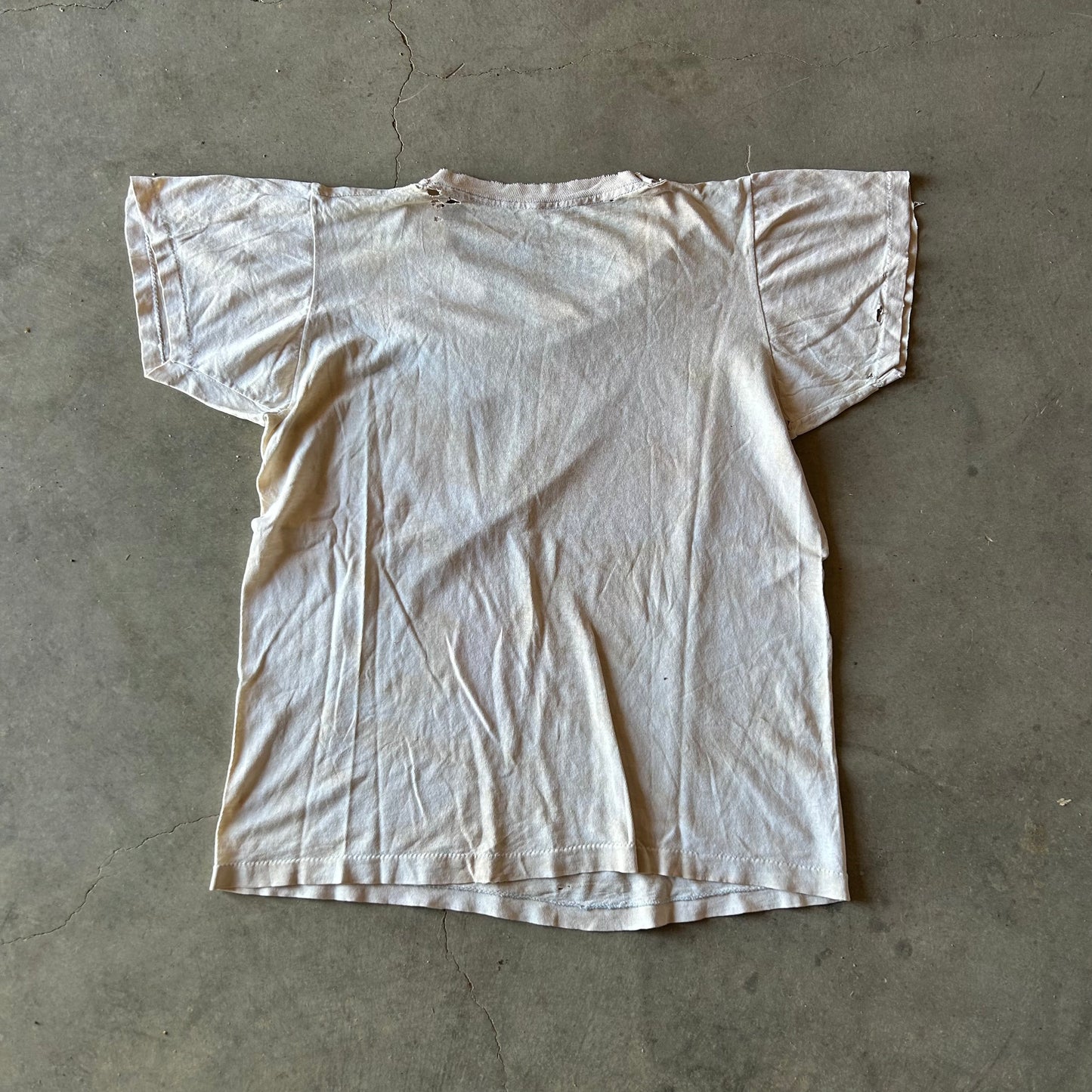 1960s WHITE POCKET TEE