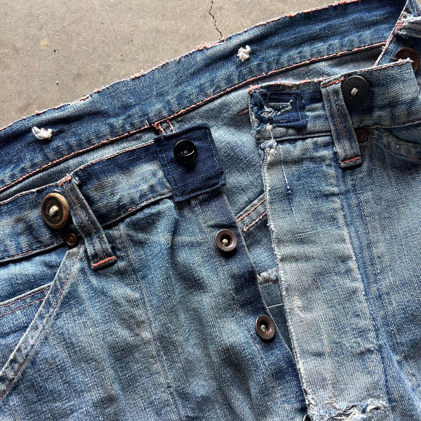 1940S REPAIRED CARPENTER JEANS