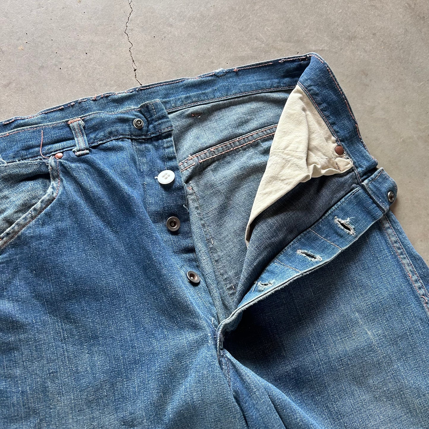 1940S BIG MAC BRAND CARPENTER JEANS