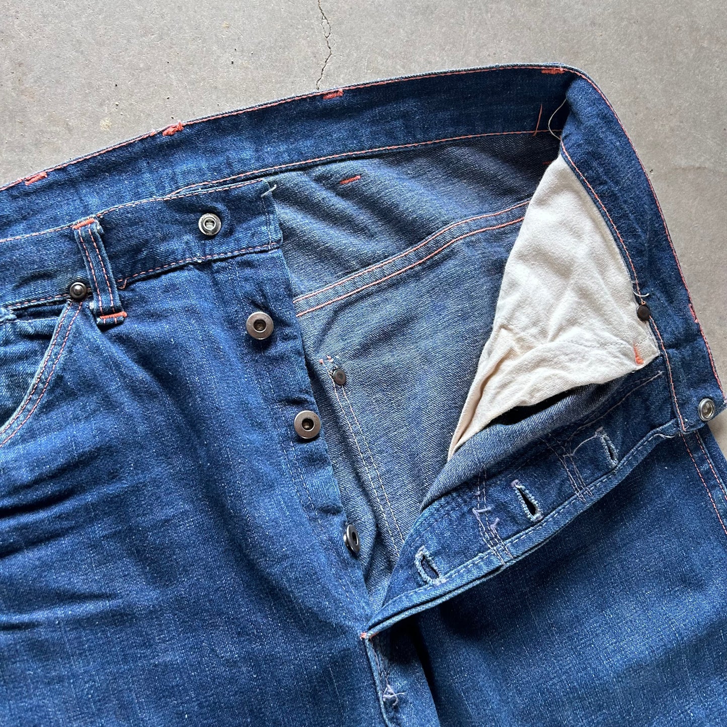 1940S PIONEER BRAND CARPENTER JEANS