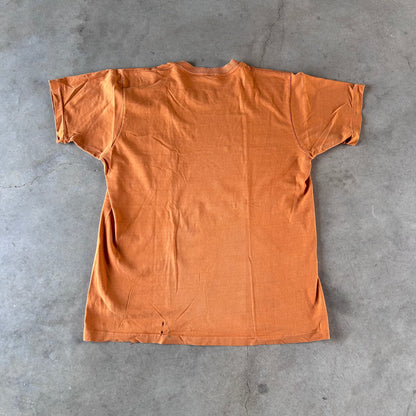 1970S TOWNCRAFT ORANGE POCKET TEE