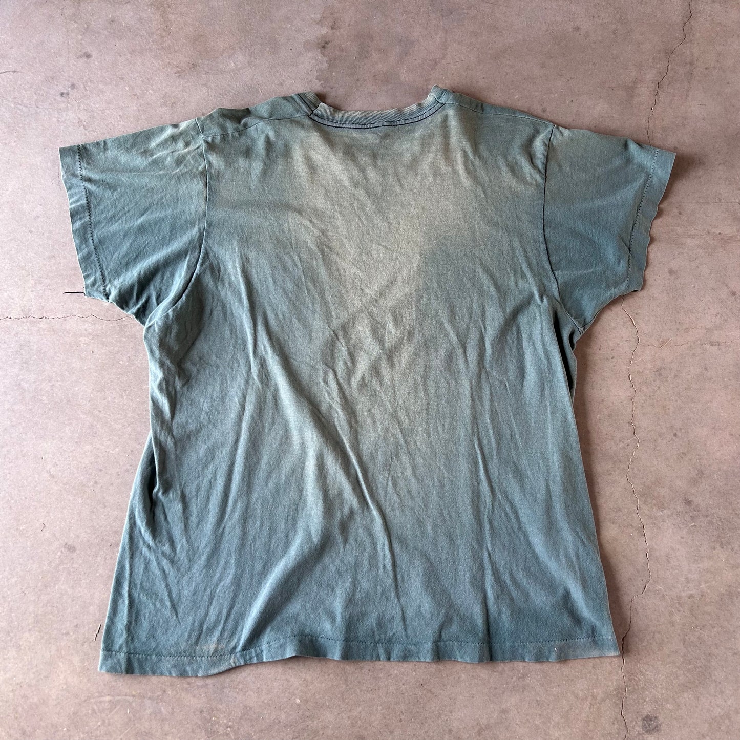 1960S GREEN POCKET TEE