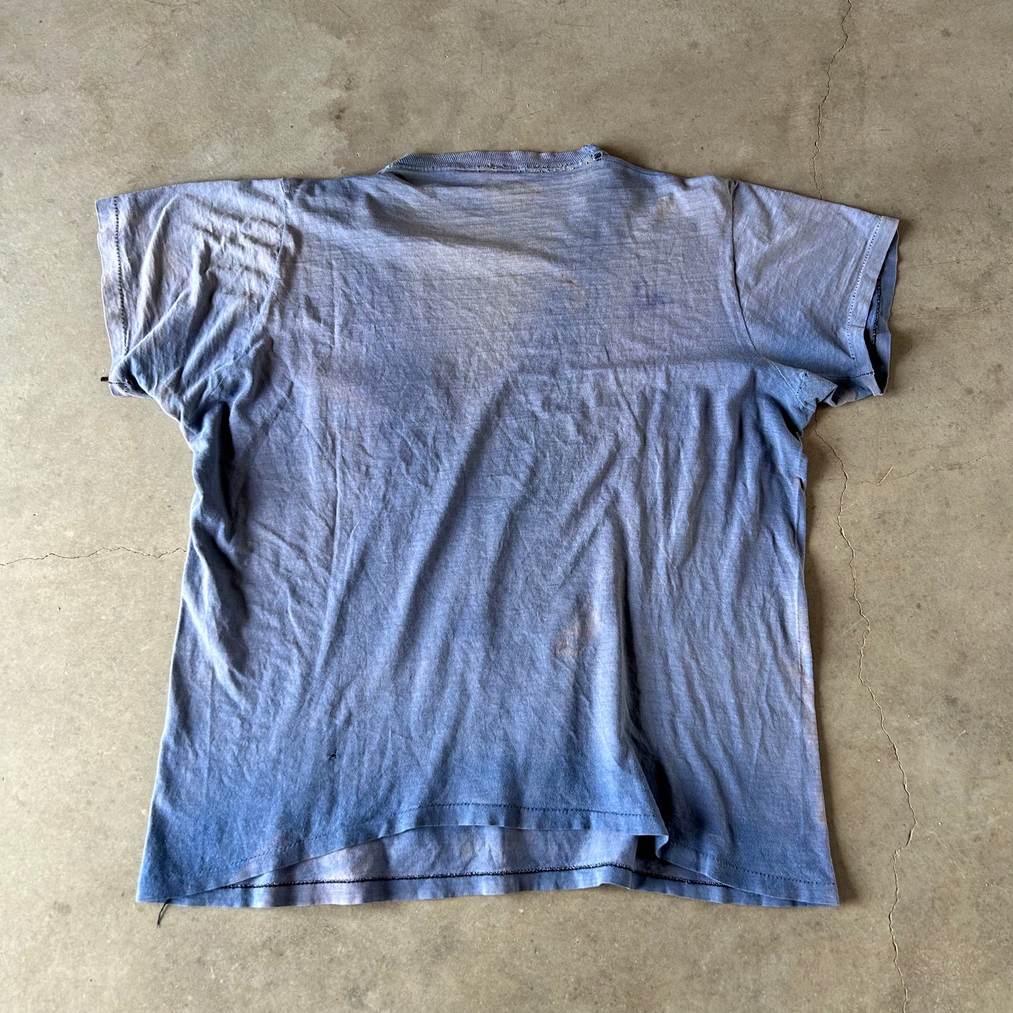 1960S BLUE POCKET TEE