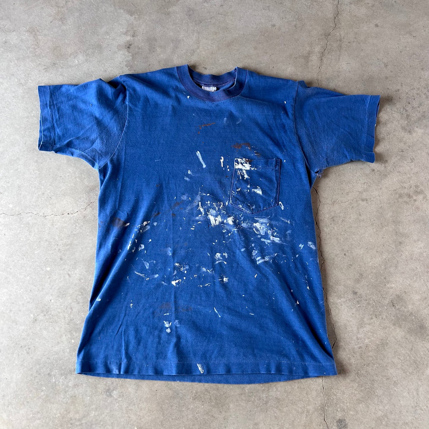 1970S BLUE PAINTER TEE