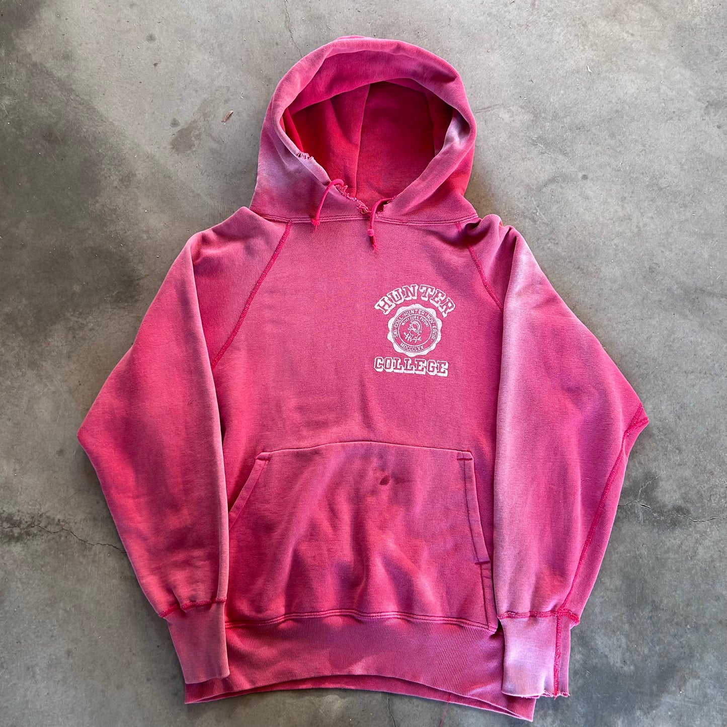 1960S RED FADED HOODIE