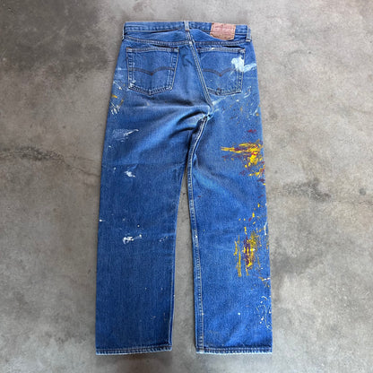 1990S USA PAINTER LEVIS 501s