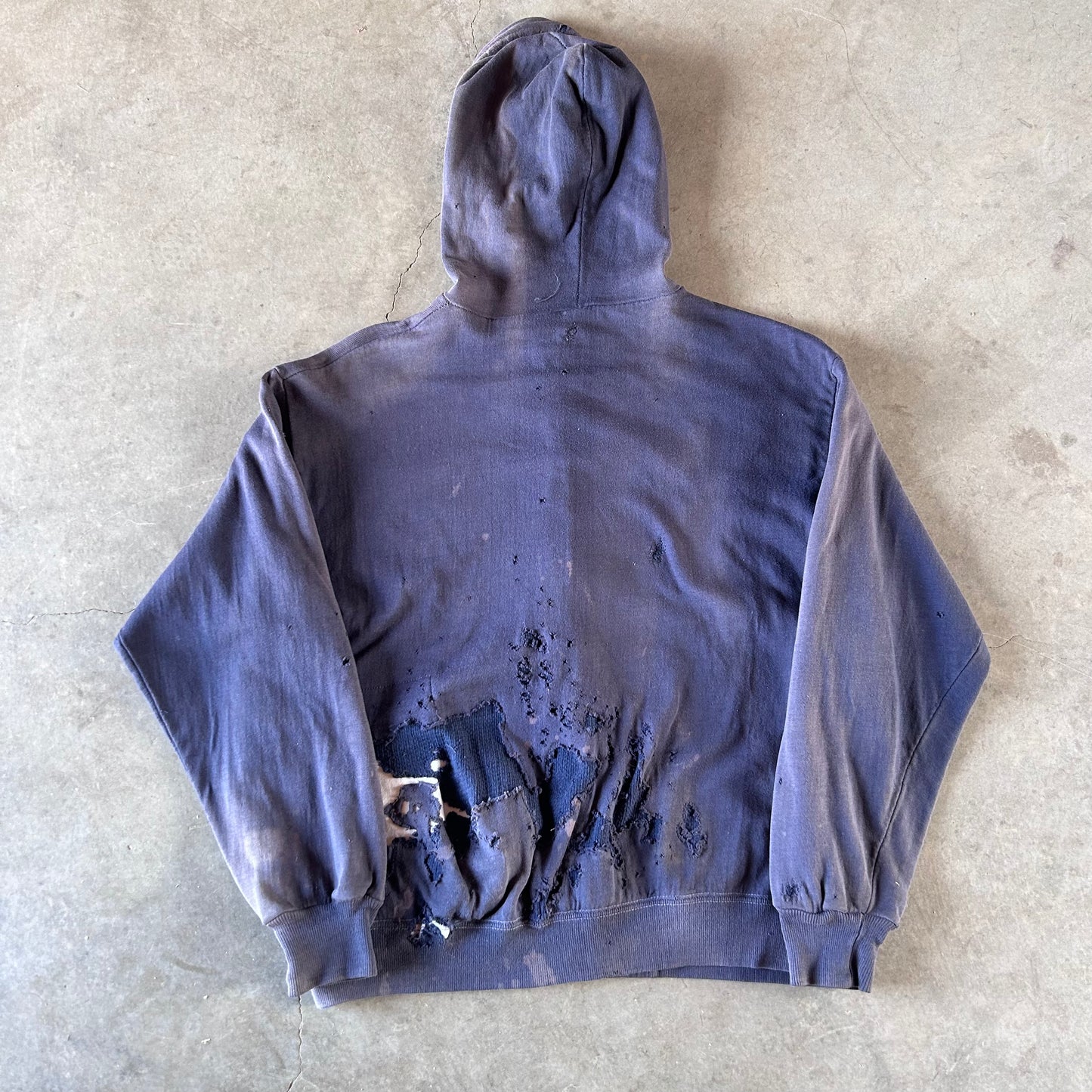 1960S REPAIRED ZIP UP HOODIE