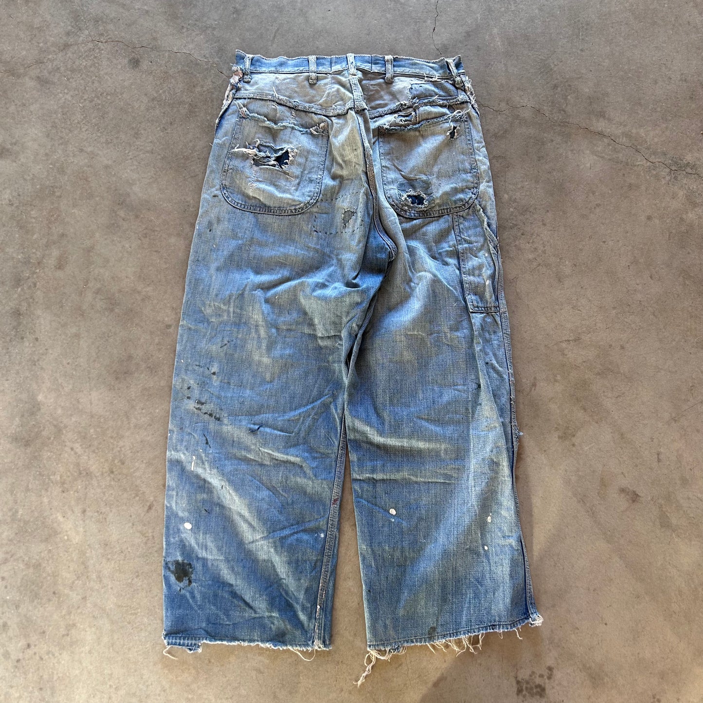 1950S BIG MAC REPAIRED JEANS