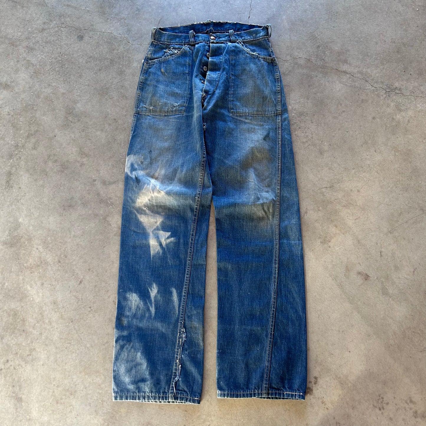 1940S FATIGUE POCKET JEANS