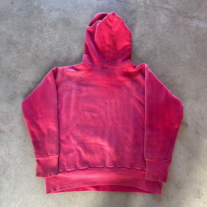 1960S RED THERMAL LINED HOODIE