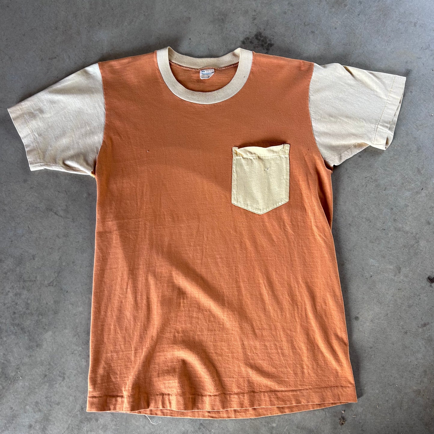 1960S TWO TONE POCKET TEE