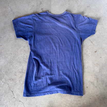 1970S BLUE POCKET TEE