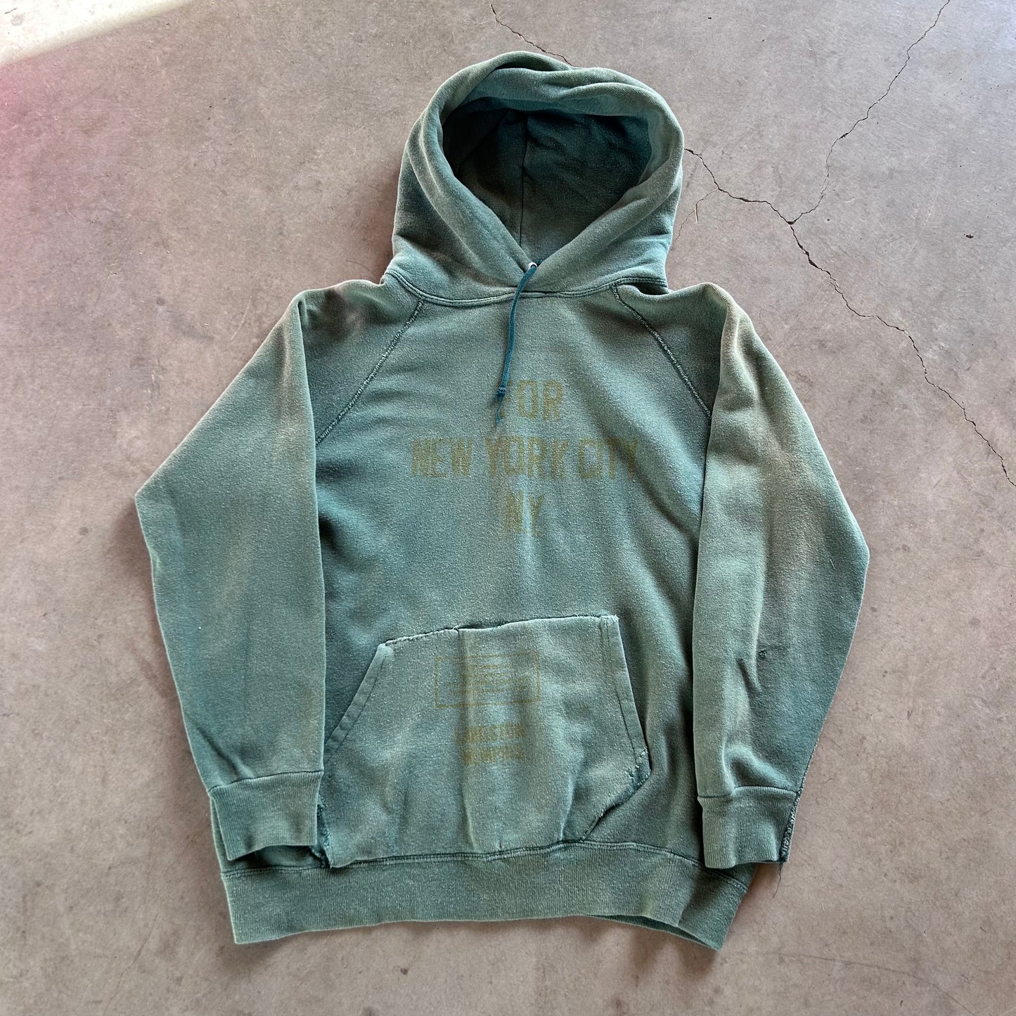 LATE 1960S GREEN HOODIE