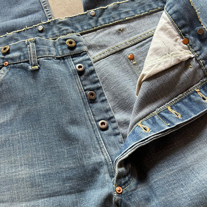 1950S LEE DONUT BUTTON JEANS