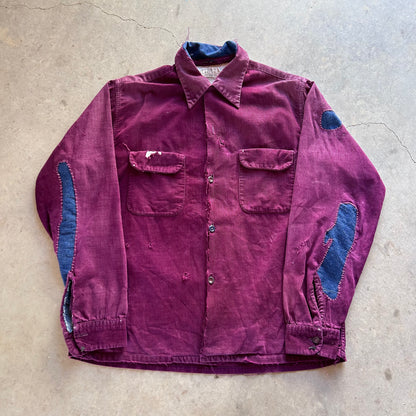 1950S REPAIRED CORDUROY SHIRT