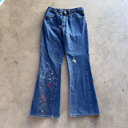 1970S PAINT SPLATTER JEANS