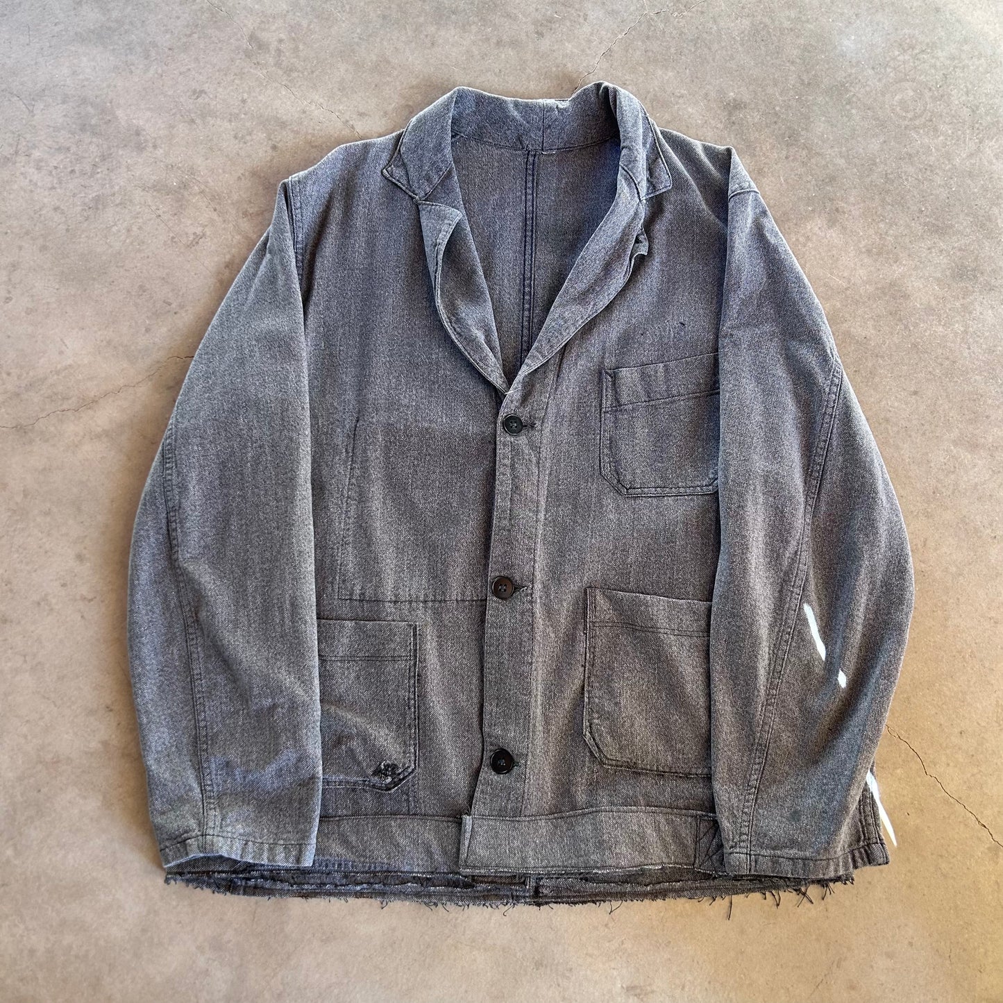 1950S SALT AND PEPPER CHORE JACKET