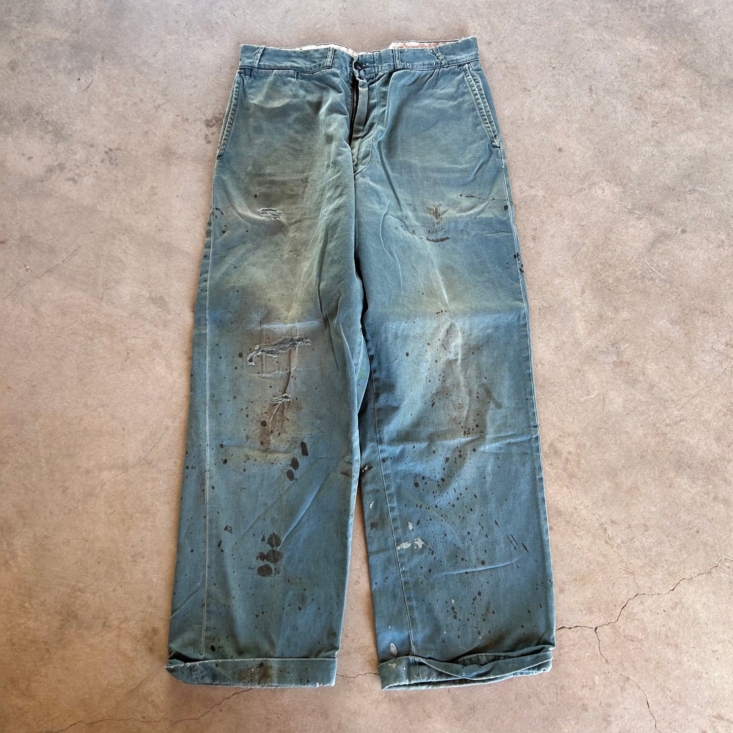 1950S PAINT SPLATTER CHINOS