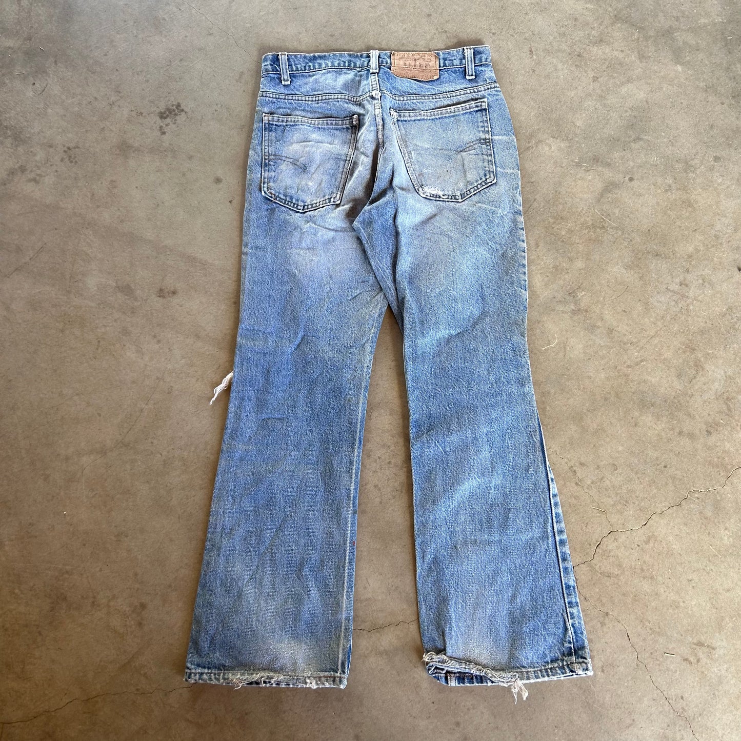 1970S LEVI ORANGE TABS