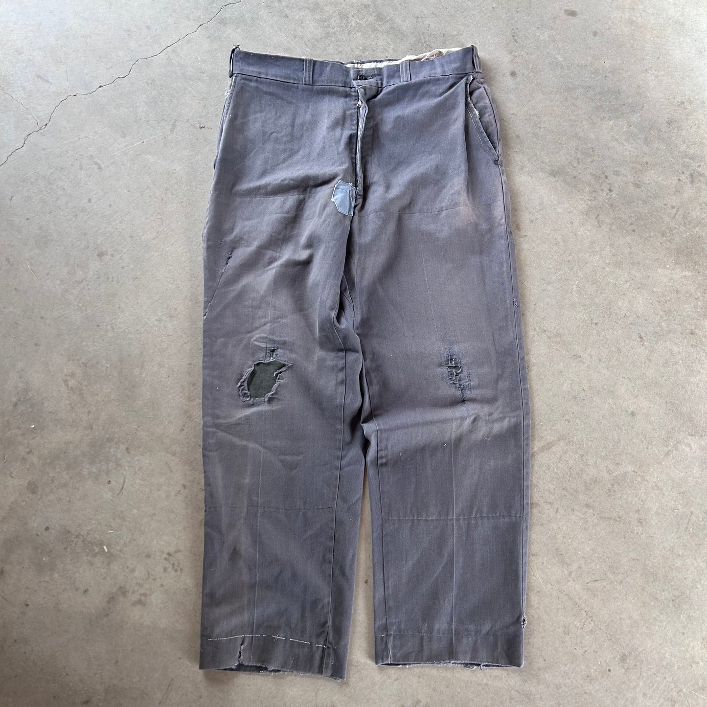 1960S DARK GREY CHINOS