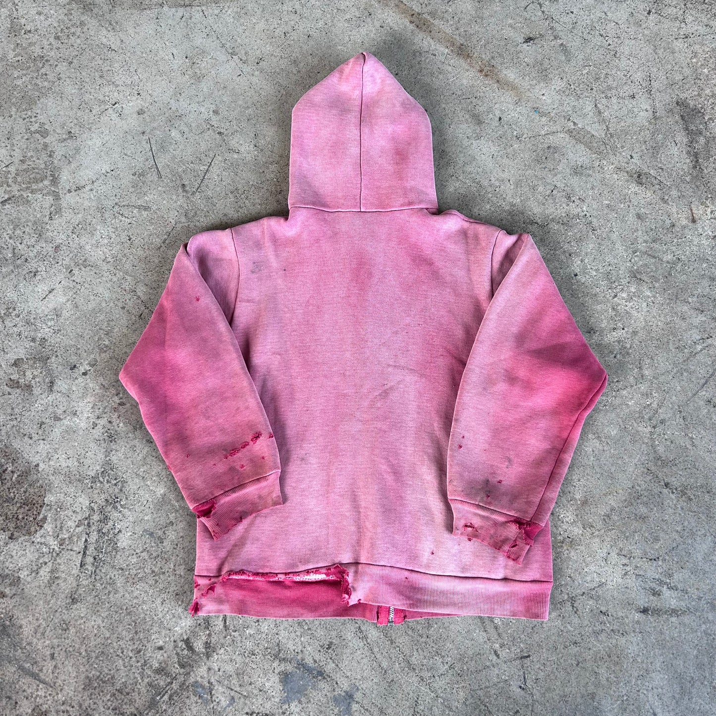 1960S SUN FADED THERMAL ZIP UP