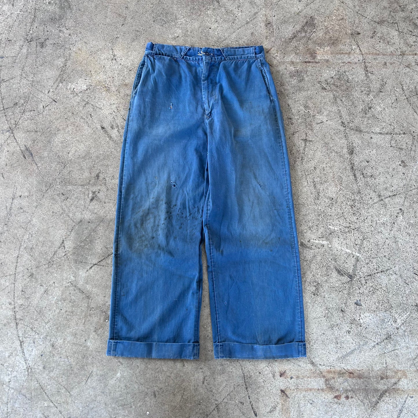 1950S BLUE CHINOS