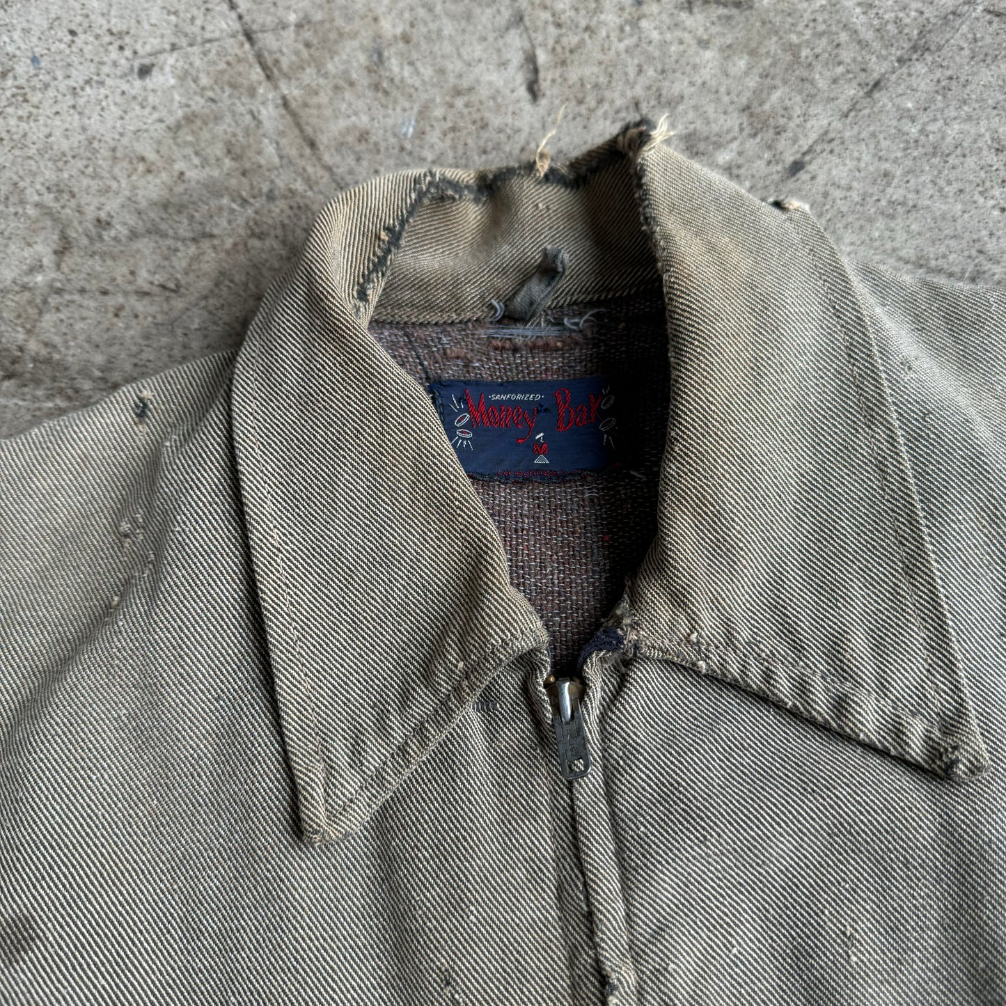 1950S BELTBACK REPAIRED JACKET