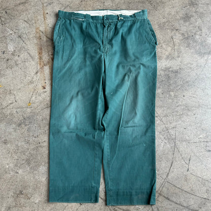 1960S GREEN CHINOS