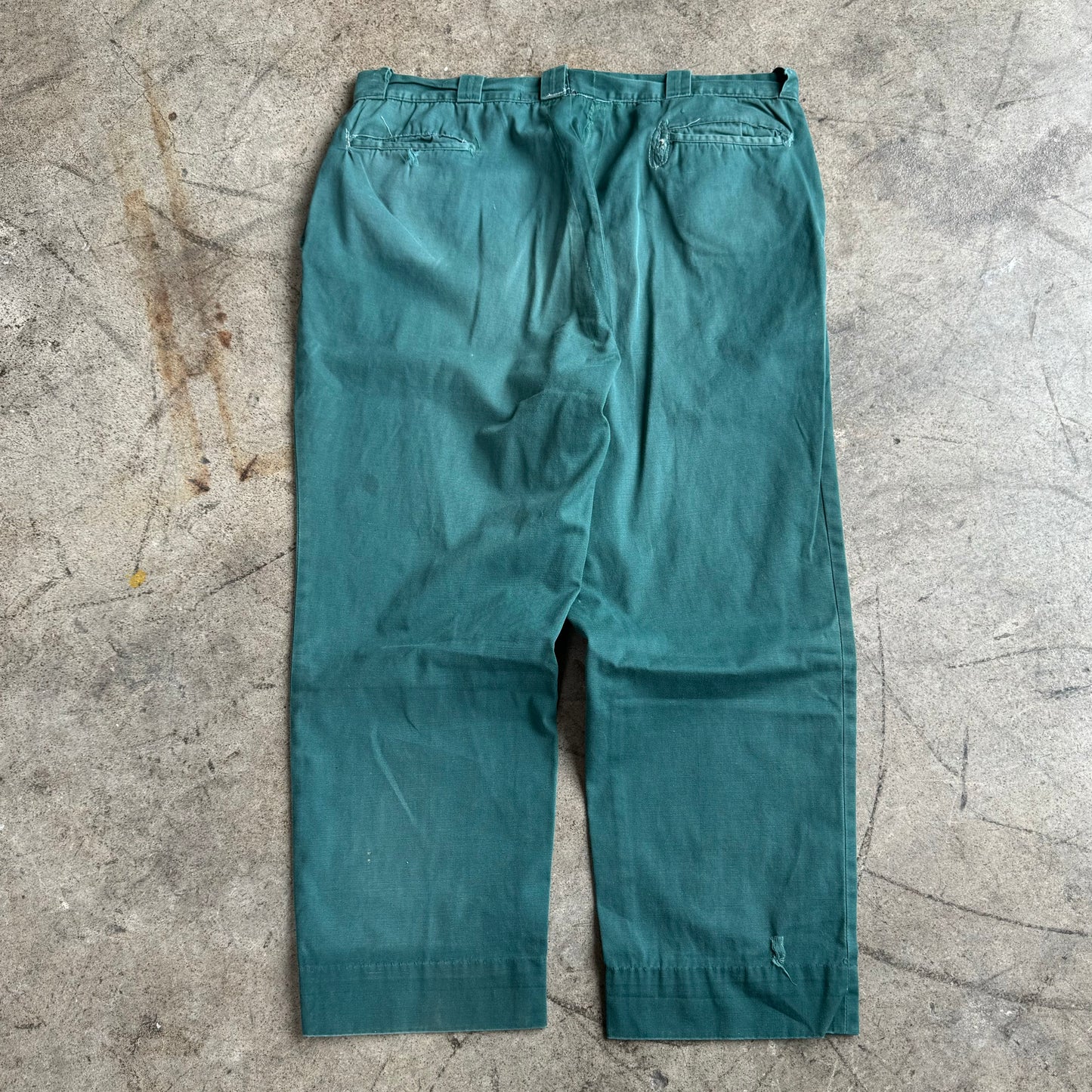 1960S GREEN CHINOS