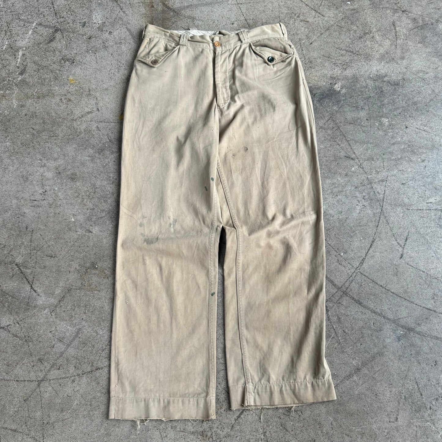 1940S MULE EAR CHINOS