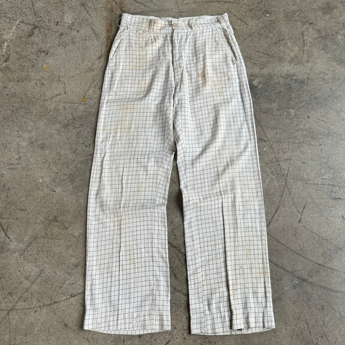 1940S CHECKERED PANTS