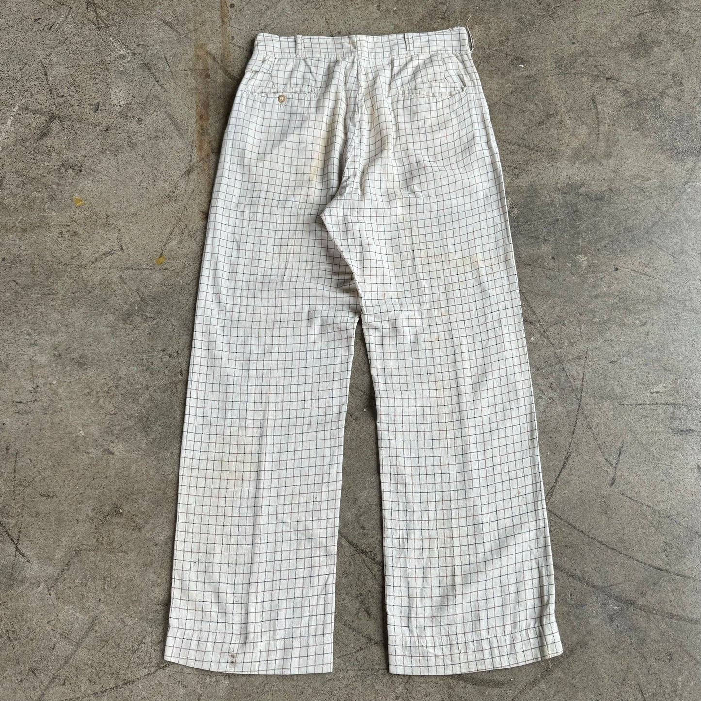 1940S CHECKERED PANTS